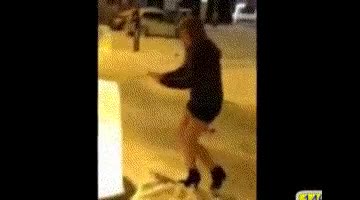 nieve,mujer,fuerza,golpe,fail