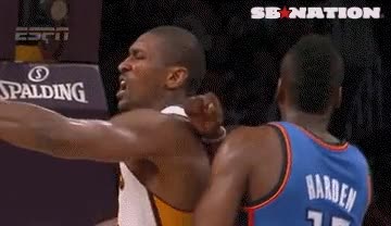 Metta World Peace,Artest,ron artest,Lakers,OKC