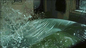 agua,colch&oacute;n,explotar