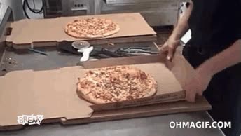 pizza,cortar,comida