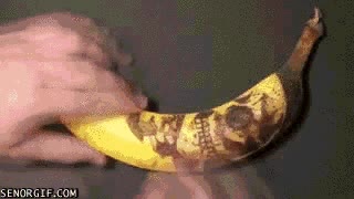 plátano,banana,pintar,arte
