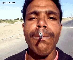 tragar,comer,boca,cigarro,truco