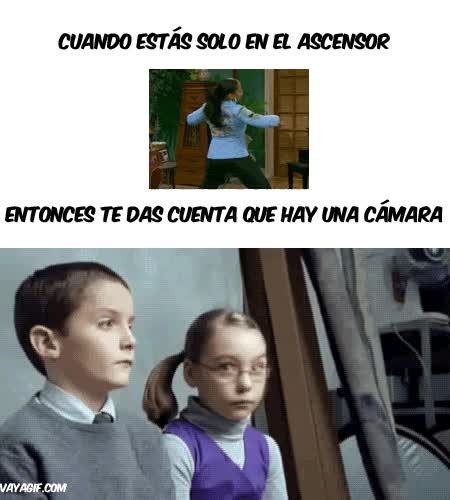 ascensor,bailar,cámara