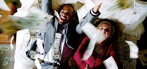 cama,lanzar,billetes,dinero,pasta