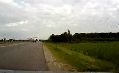 rusia,aterrizar,avi&oacute;n,carretera