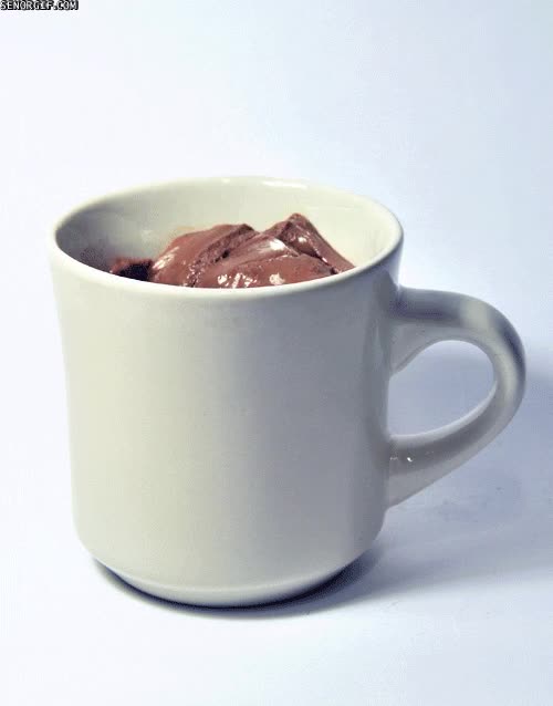 Derretir chocolate... ahora estás deseando hacerlo derretir,derrite,chocolate,taza,calor