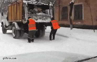 basurero,Rusia,esquiar,nieve,trabajar