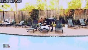 piscina,cama,dormir,caida