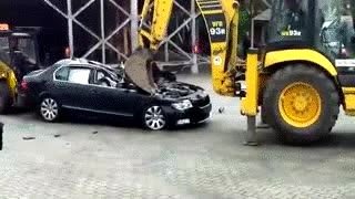 coche,grúa,romer,destrozar