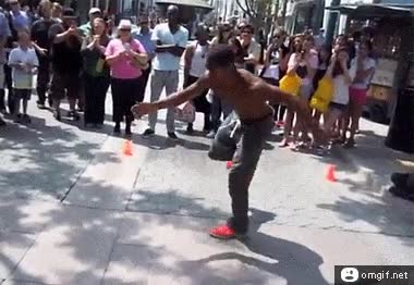 chico,volteretas,pie,calle