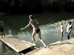 fail,empujar,tirar,tonta,rio,agua,caerse