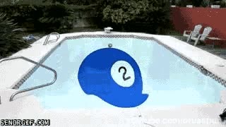ilusión óptica,piscina,billar,bola