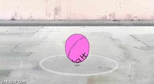 nichijou,pelota,anime,chica,uniforme,rebote