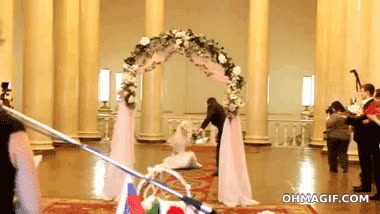 joder,boda,novia,tropezar,caer,ver
