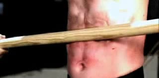 romper,barriga,acero,chuck norris,palo,abdominales