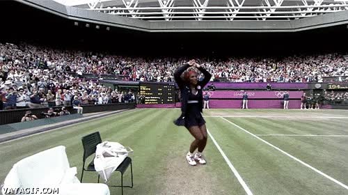 juegos ol&iacute;mpicos,victoria,ganar,baile,tenis,celebraci&oacute;n