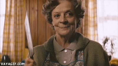 comida,amenazar,cuchilla,abuela