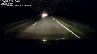 carretera,noche,coches,personas,loco