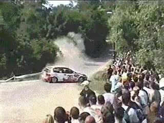 coche,rally,tonto,despistado,atropellar