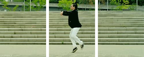 saltar,Gangnam Style,andar,psy,hasta luego