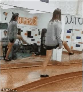 fail,daño,caer,chica,tonta,danza,hostia,suelo,comer