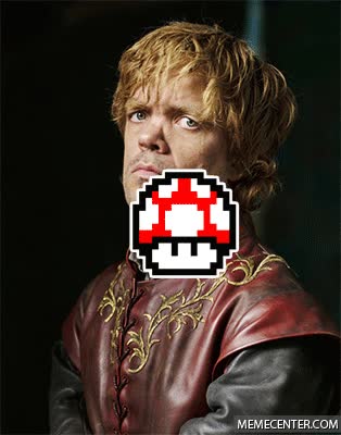 juego de tronos,dr house,level up,hongo,mario