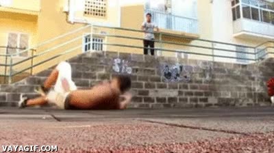 hostia,salto,parkour,fail