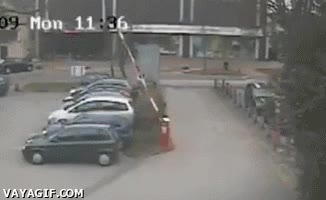 valla,coches,pegar hostias,fail