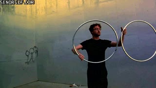 hula hoop,aros,ilusión óptica