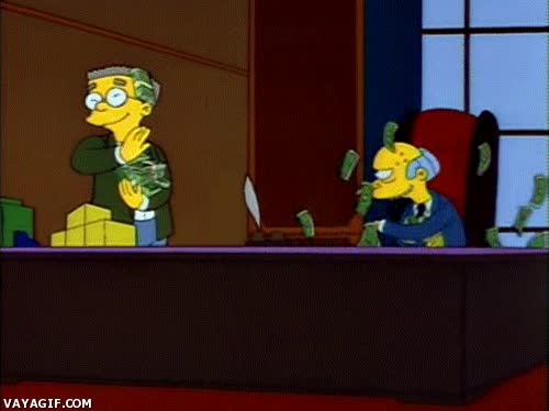pol&iacute;ticos,montoro,rato,simpson,burns,smithers,dinero,guerra,pasta