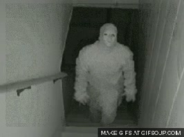 zombie,tonto,escaleras,oscuro,miedo