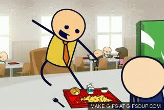 comida,bandeja,gracia,cyanide and happiness,chiste,mierda,patada