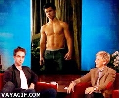 Crepúsculo,The Ellen DeGeneres Show,Robert Pattinson,Taylor Lautner,entrevista