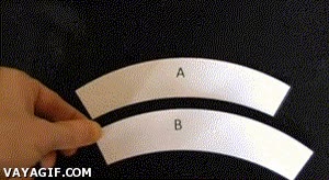 ilusión optica,brujería,tiras papel