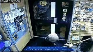 robar,ahuyentar,espantar,fregona,tienda,robo,atraco,ladrón