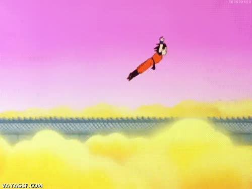 serpiente infinita,curro,plegar,salir,salto,son goku,nubes amarillas