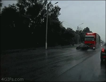 lluvia,accidente,arrastrar,coche,camion