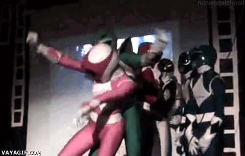 power rangers,bailando,bailar,kimberly,rosa,perreando,perrear