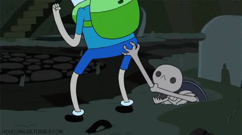 esqueleto,adventure time,hora de aventuras,zombie,tocar culo