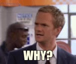 Ese momento en el que te mandan sentarte al lado de alguien que odias porque,why,expresión,barney,fastidio,enfado