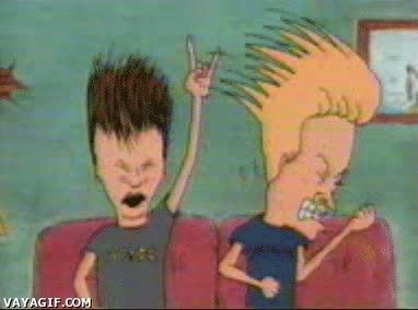 me gusta,rock,beavis and butthead,musica,expresión