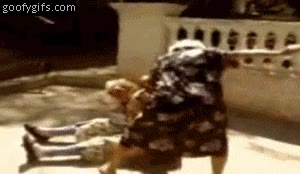 pelea,lucha,karateka,ninja,abuela