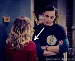 escote,mirar,sheldon,penny,humano