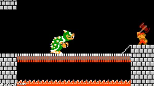 frente,hachazo,clasico,puente,mario,bowser,hacha