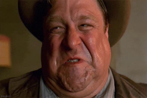 john goodman,lavabo,retrete,fuerza,apretar,caca,expresion,presion,picapiedra