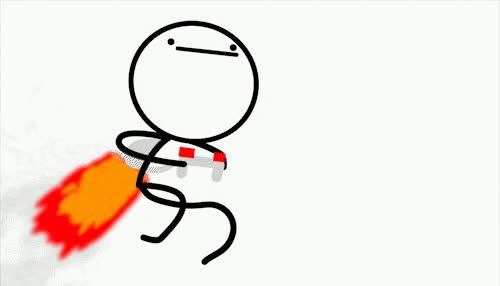 Cuando tu amiga quiere presentarte a su prima-orco de Mordor Nothing to do here,meme,cohete,lol,jetpack,volar