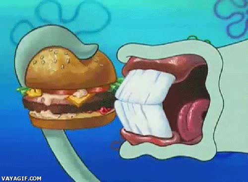 hamburguesa,comida,trocito,probar,poco