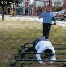 correr,gorda,ostia,golpe,ca&iacute;da,tropiezo,caer,ejercicio