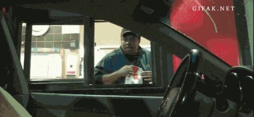 Enlace a Aquí tiene su pedido, señor... ¿Señor?