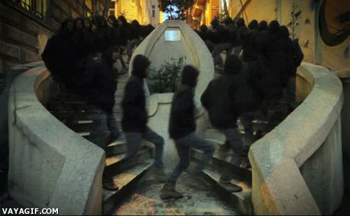 caminar,hombres,coordinacion,fx,sincronizacion,efectos especiales,vueltas